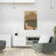Beautiful Morning Walk Abstract Contemporary Wall Art Print 1 Piece Wrapped Canvas Wall Art-1023506568