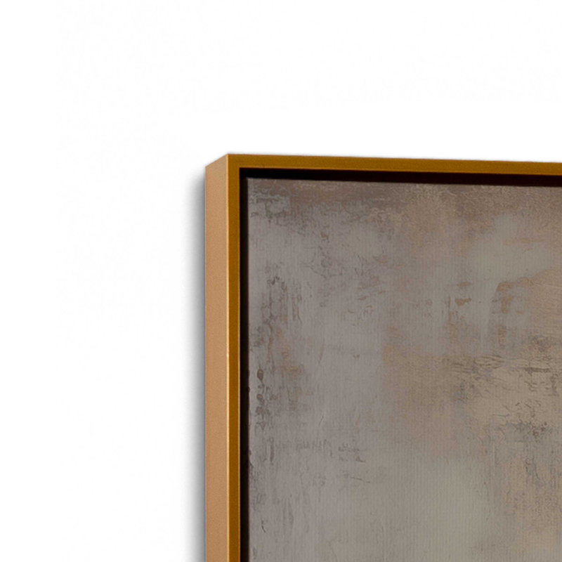 Impression sur toile Rustic Reverie Layers, H 32,75 po x l 32,75 po x P 1,75 po, Cadre flottant or poli, 1