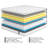 Medium Firm Cooling Hybrid Mattress in a Box with Memory Foam and Pocket Springs — Pressure Relief, Edge Support & Motion Isolation-108608116-107660343