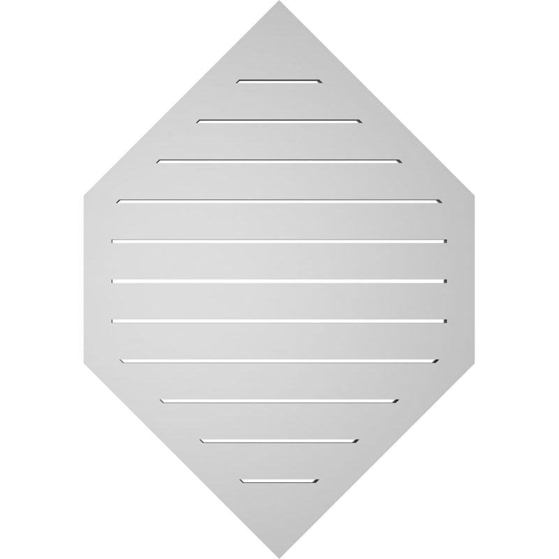 Pente verticale verticale en uréthane Signature, H 40 po x l 28 po x P 1,5 po