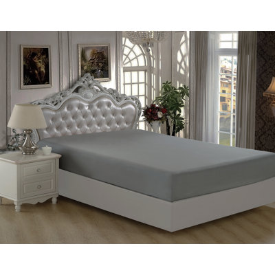 Bamboo Solid Colour Fitted Sheet