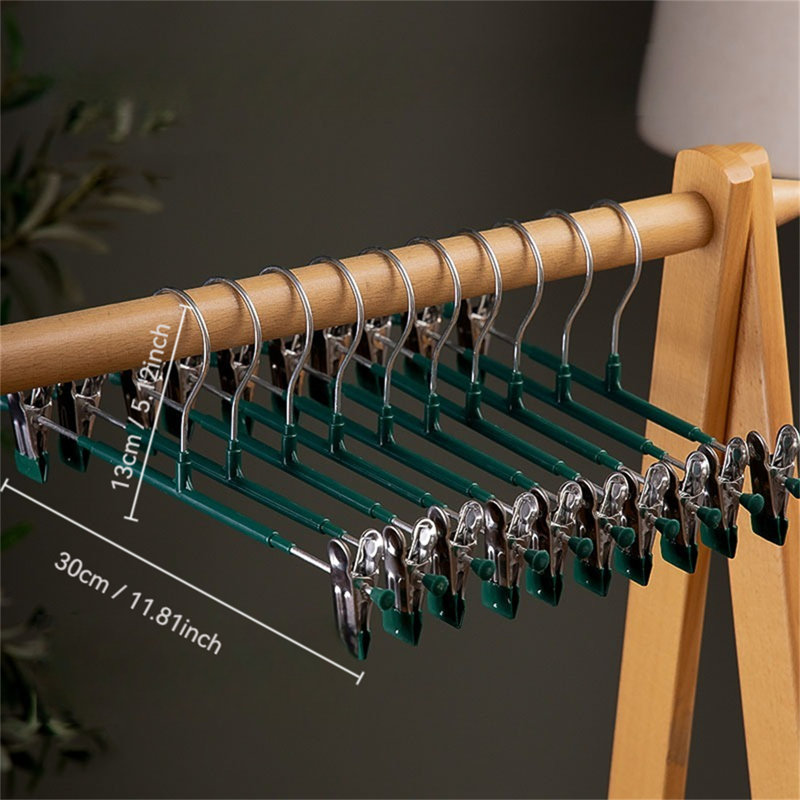 Cintre avec pinces pour pantalons, 10