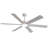 Smart 60" Indoor/Outdoor Ceiling Fan With Light, Modern White 6-Blade Design, Remote Control, Dimmable LED, 6-Speed Quiet DC Motor, Reversible For Year-Round Use-1144667318-1144667319