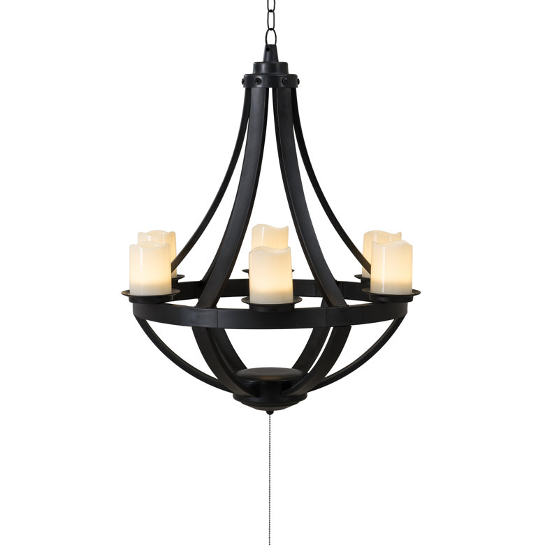 Lustre à 6 lumières DEL Bex