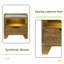 Table de chevet Light Aspen avec DEL USB