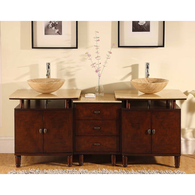 Ensemble de meuble-lavabo double 73 po Rozier