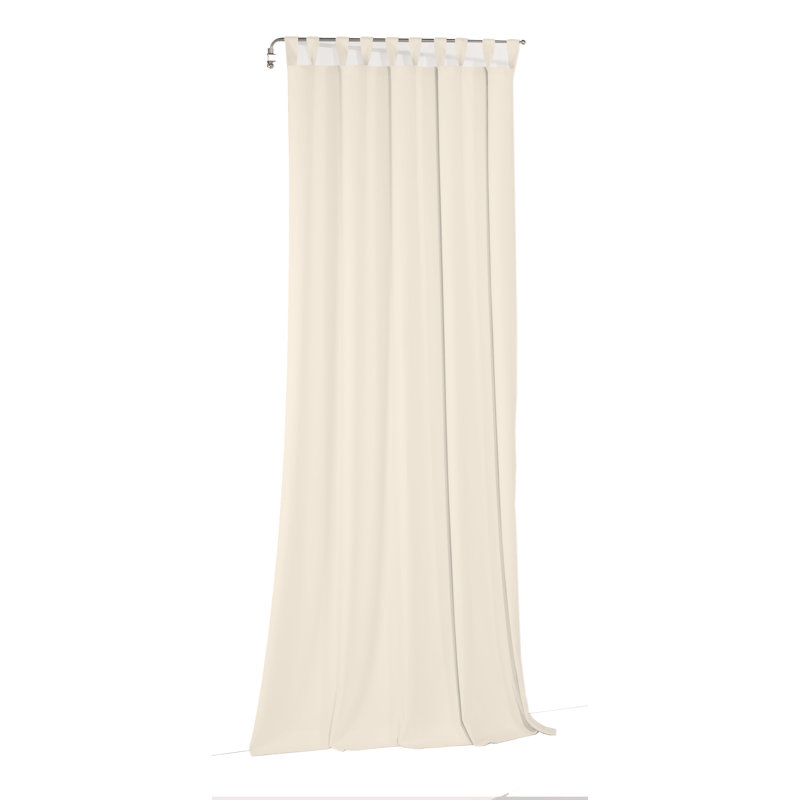Curtain Panel Panel, Off-White, Width 132 x Drop 175