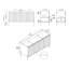 Meuble-lavabo double 61 po avec plateau en résine Kinser-102741000-102741001