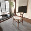 Chaises Wishbone pour salle à manger, chaise de salle à manger en bois tissé Soild, fauteuil, entièrement assemblée, ensemble de 2-858433496