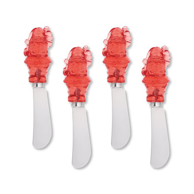 Kris Kringle Transparent Polyresin Cheese Spreader, S4