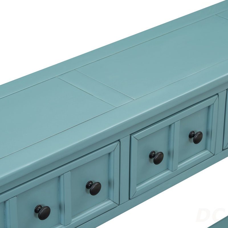 Console Rustic, Vert turquoise