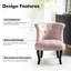 Chaise d'appoint rembourrée à oreilles Grenier-1650561241