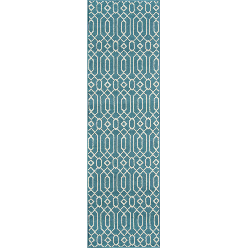 Gul Geometric Indoor / Outdoor Rug, Runner 2'3" x 7'6"