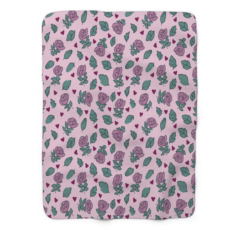 Elegant Bloom - 1 Piece Premium Blanket, Queen