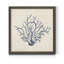 Corail trio dans indigo II-reproduction d’art sur toile encadrée-1279529342-1279529340