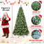 Arbre de Noël artificiel en PVC pré-éclairé avec base en métal-2117550643