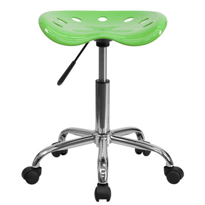 Adjustable Height Industrial Stool with Removable Casters/Wheels