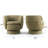 31" Wide Upholstered Swivel Barrel Accent ArmChair - 360° Rotation (2-Pack)-1583922409-1583682743