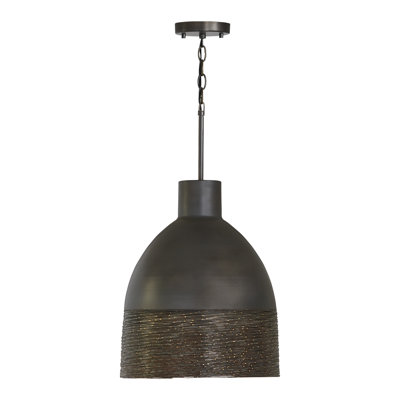 Luminaire suspendu 1 lumière à une cloche