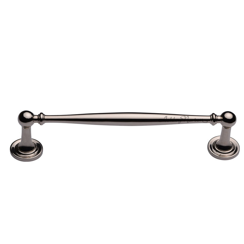 Polished Nickel Solid Brass Cabinet Bar Pull with Mounting Hardware