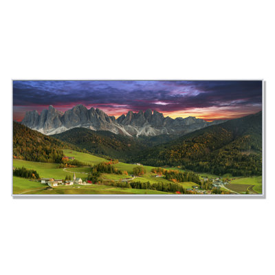 Magnifique paysage de montagne italienne II - photographie sur toile