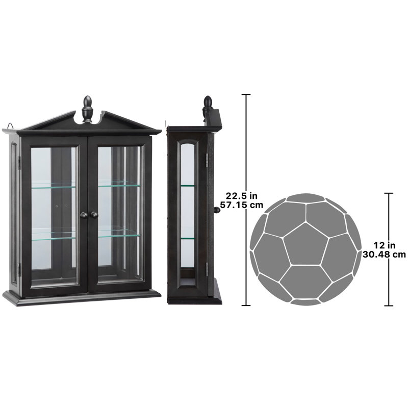 Vitrine Amesbury, Noir ébène
