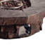 Round Faux Stone Propane Smokeless