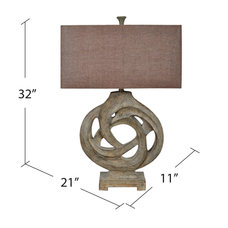 Lampe de table 32 po branch Coiled