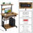 3-Tier Rolling Computer Desk with Charging Station, USB Ports, and Keyboard Tray for Home Office-107559386