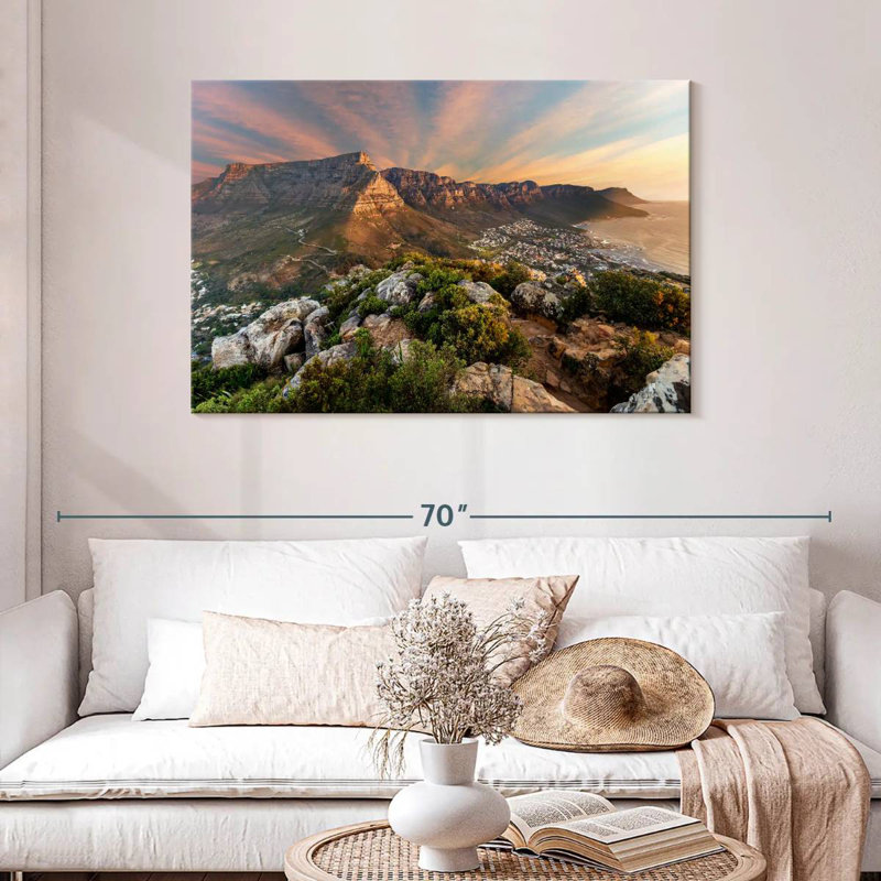 Nicci Table Mountainscape, 30" H x 45" W