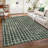 Modern Area Rug Checkered Rug Washable,Non-Slip Carpet for Living Room,Bedroom,Kitchen,Hallway mark Resistant Indoor Floor Mat-143821186-143821190