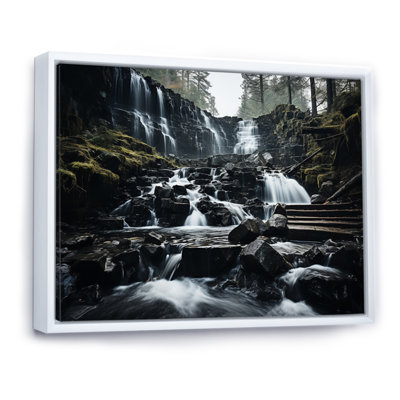 " Monochrome Waterfall Cascading Harmony I "