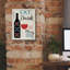 «Eat Drink And Be Merry» par Michael Mullan, art mural sur toile-2052379155