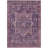 Machine Washable Indoor/Outdoor Claudian ACN1240 Eggplant Rug-103712532