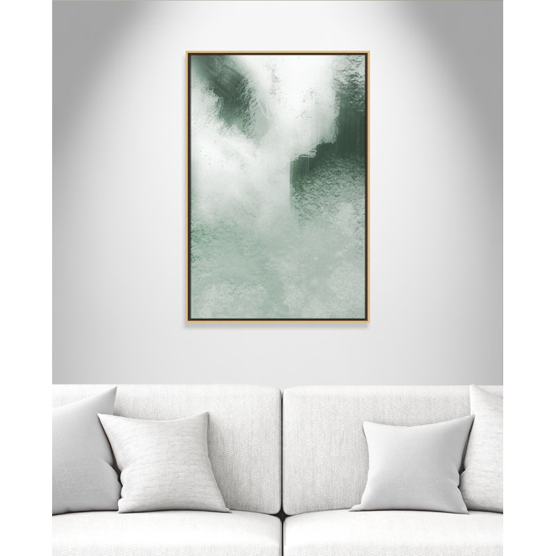 «Quietude Smudges II» par Marcus Prime, 25.5' W x 37.5' H, Flotteur naturel