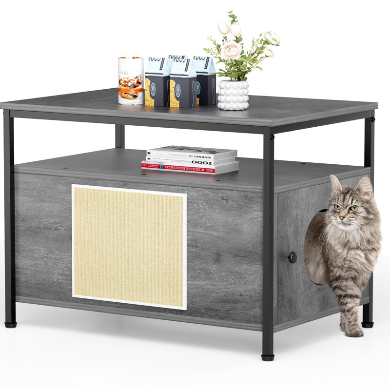 Litter Box Enclosure, Grey