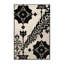 Tapis beige doux et moelleux à motif géométrique bohème Eiler-1645465426