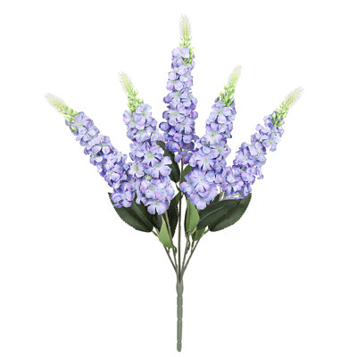 Artificial Larkspur Flower Stem Bush Bouquet