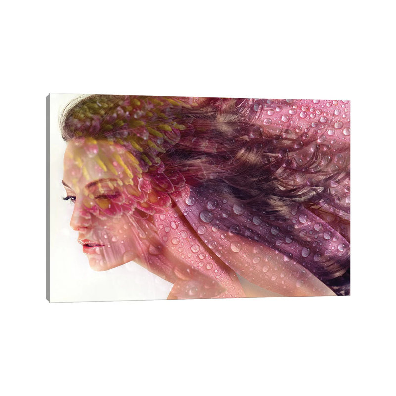 Daisy Lady by Tatiana Amrein - Wrapped Canvas Print, 30.48cm H x 45.72cm W x 1.905cm D
