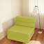 Fauteuil à billes convertible Graciela: canapé-lit simple transformable avec matelas en mousse à mémoire de forme-2125996466