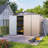 8 ft. W x 6 ft. D Metal Storage Shed