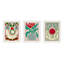 Magical Flowers. Set Of 3 Framed On Paper 3 Pieces by Andrea Stokes Print-1355756307-1355756310