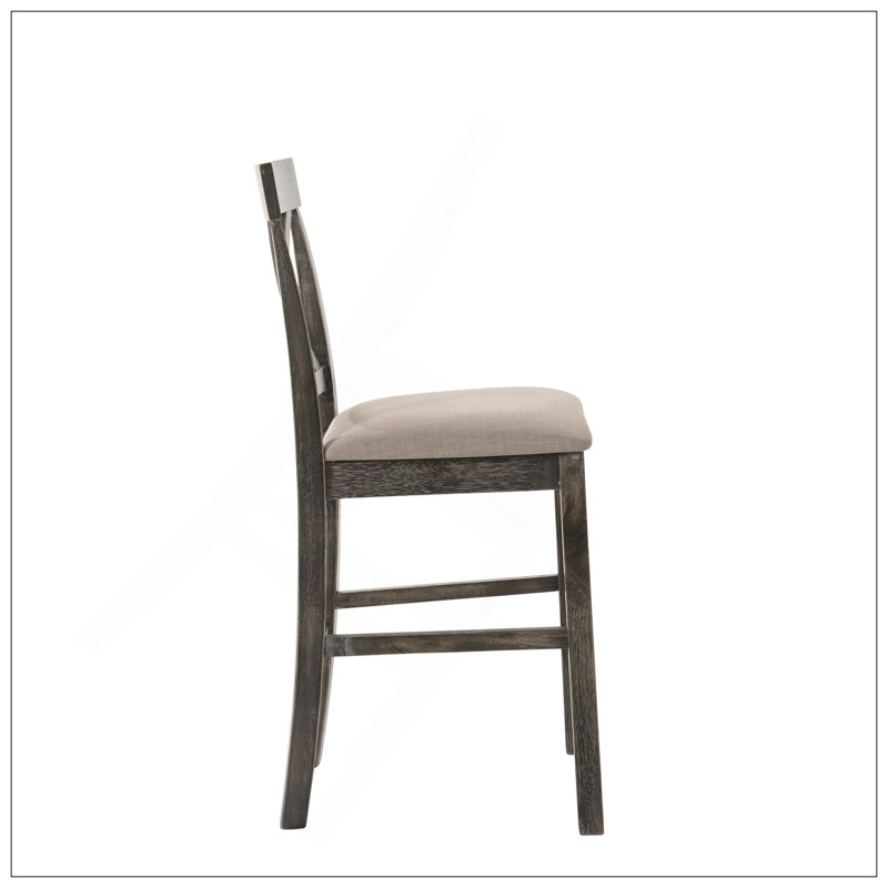 Martha II Weathered Gray Finish 7 Pcs 