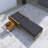 Acacia Wood Adjustable Backrest Outdoor Lounge Chair-935251775