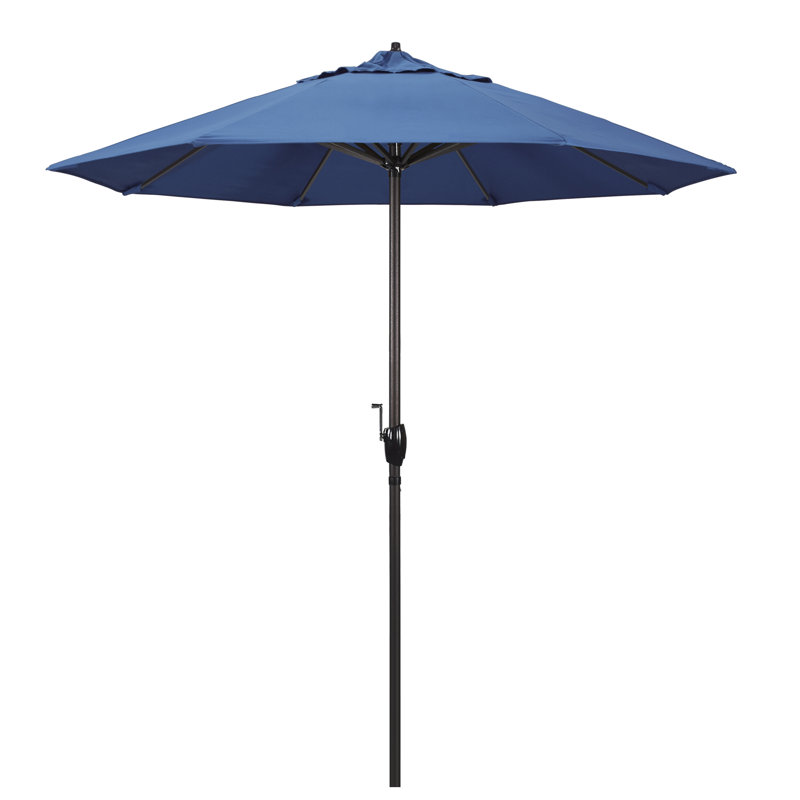 Parasol de marché 7,5 pi Nunez, Performance bleu givré
