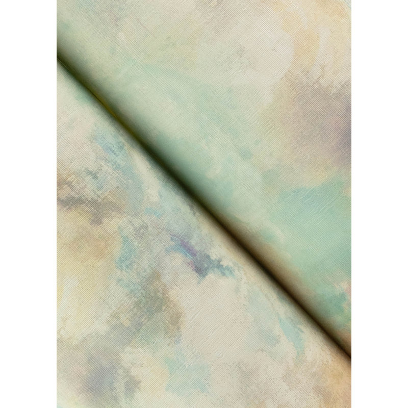 Papier peint abstrait Aria, Bleu