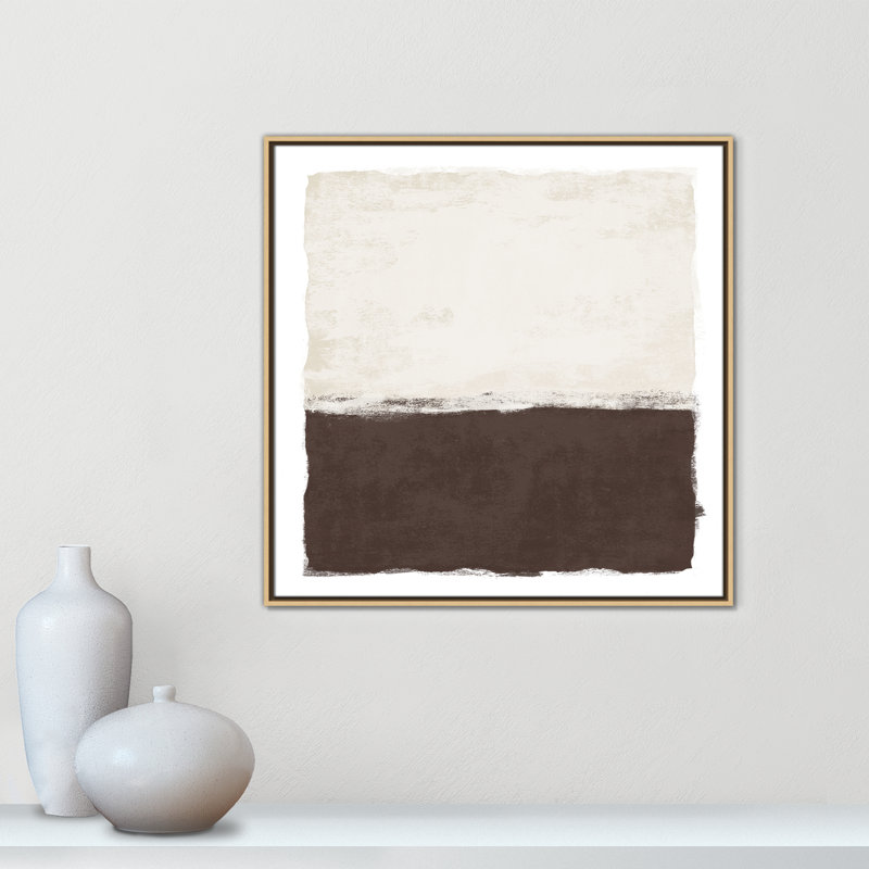 Chocolate Dipped II - Square Vesrion Print by Natalie Carpentieri, Natural, 31.5" H x 31.5" W