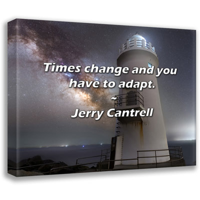 Citation de Jerry Cantrell: Les temps changent et vous devez vous adapter.