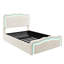 3FT Single Ottoman Bed Frame with Hydraulic Storage & LED Lights-135052628