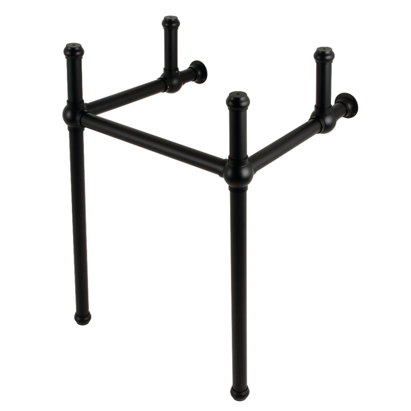 Kingston Brass Fauceture Brass Console Sink Legs, Matte Black